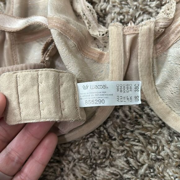 Wacoal Basic Benefits Unlined Full Figure Underwire Bra Sz 38C - Picture 10 of 10